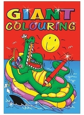 COLOURING BOOK,Giant 2 Asst. [Packs Only]