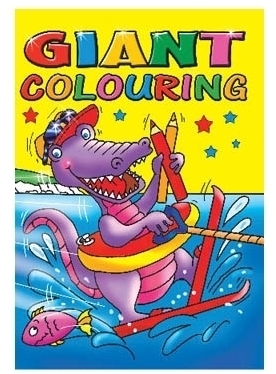 COLOURING BOOK,Giant 2 Asst. [Packs Only]