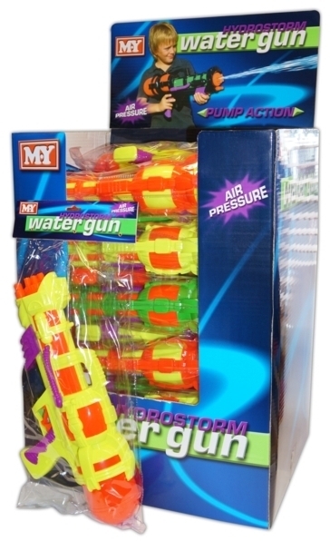 WATER GUN,Pump Action 43cm H/pk FSDU [Splittable]