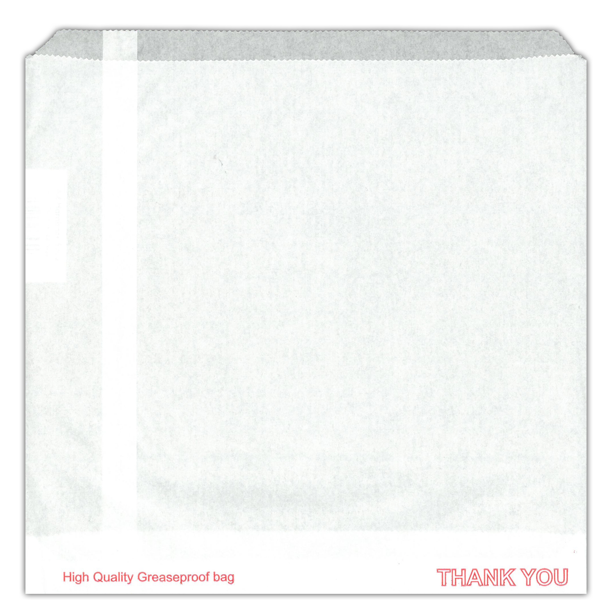 PAPER BAGS,Greaseproof,Food 10 x10 in. 1000`s