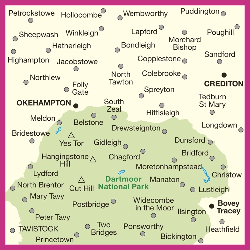MAP,O/S Okehampton & North Dartmoor (with Download) [Splittable]