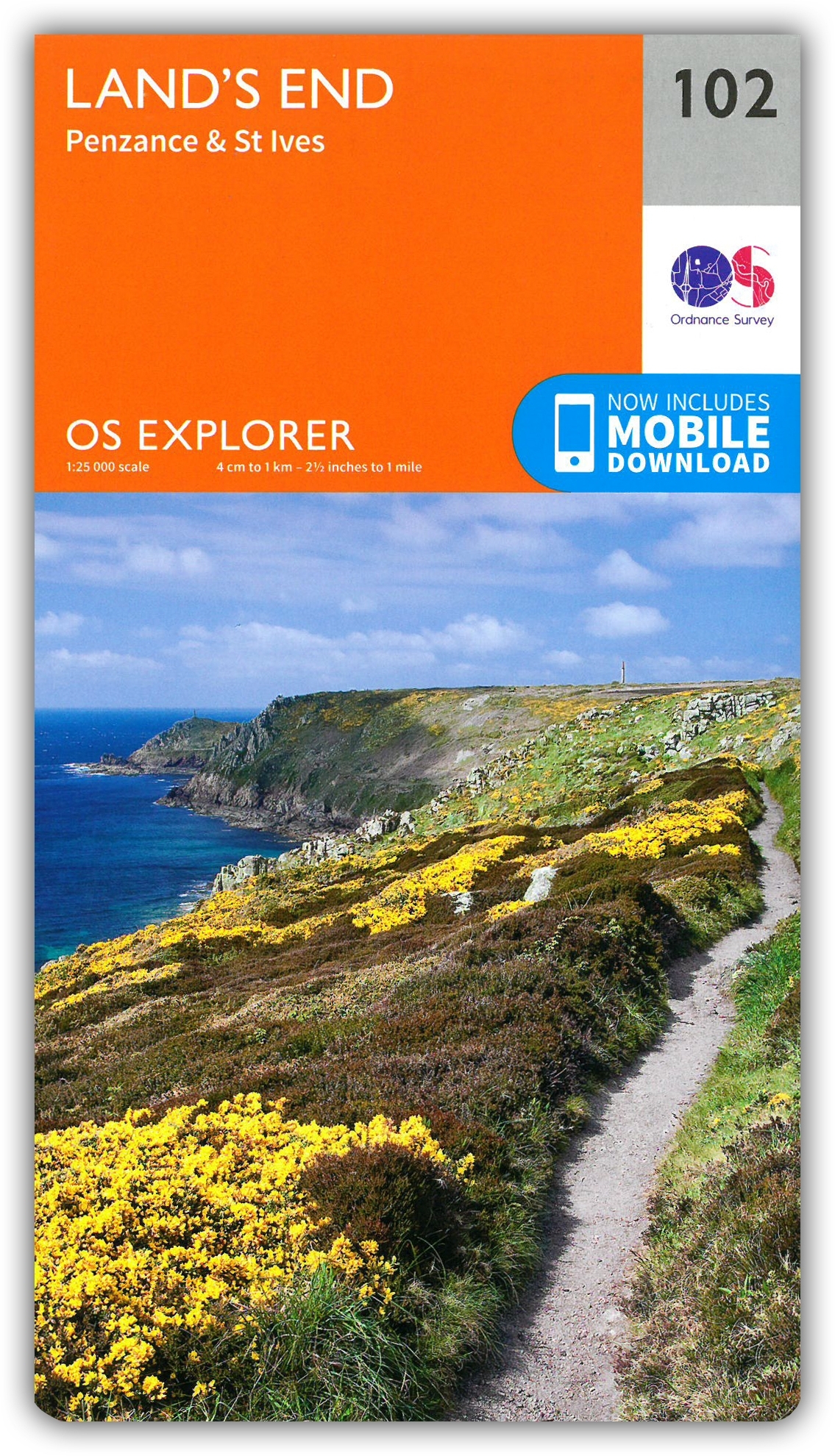 MAP,O/S Lands End Explorer 2.5in (with Download) [Splittable]
