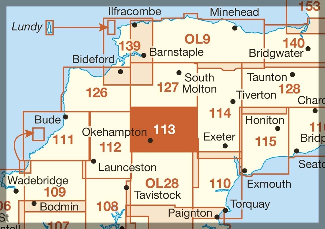 MAP,O/S Okehampton 2.5in (with Download) [Splittable]
