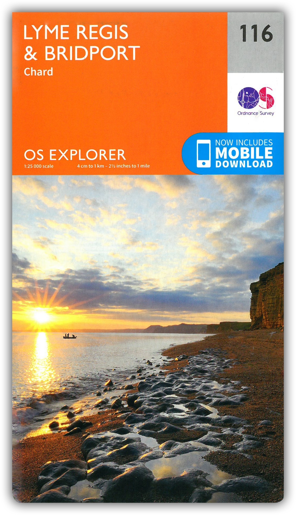 MAP,O/S Lyme Regis & Bridport Explorer 2.5in (with Download) [Splittable]