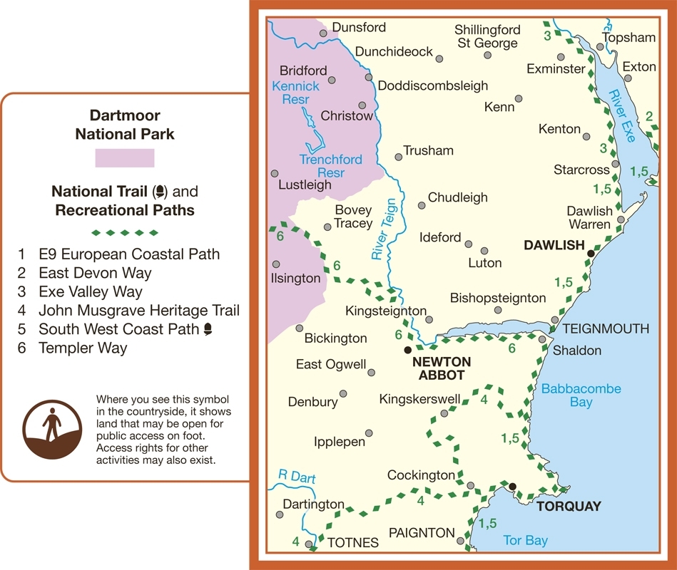 MAP,O/S Torquay,Dawlish & N/A Explorer (Download) [Splittable]