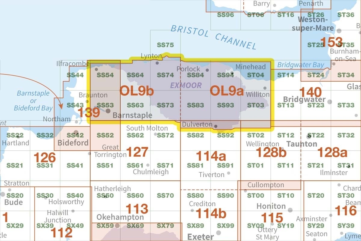 MAP,O/S Exmoor Explorer 2.5in (with Download) [Splittable]