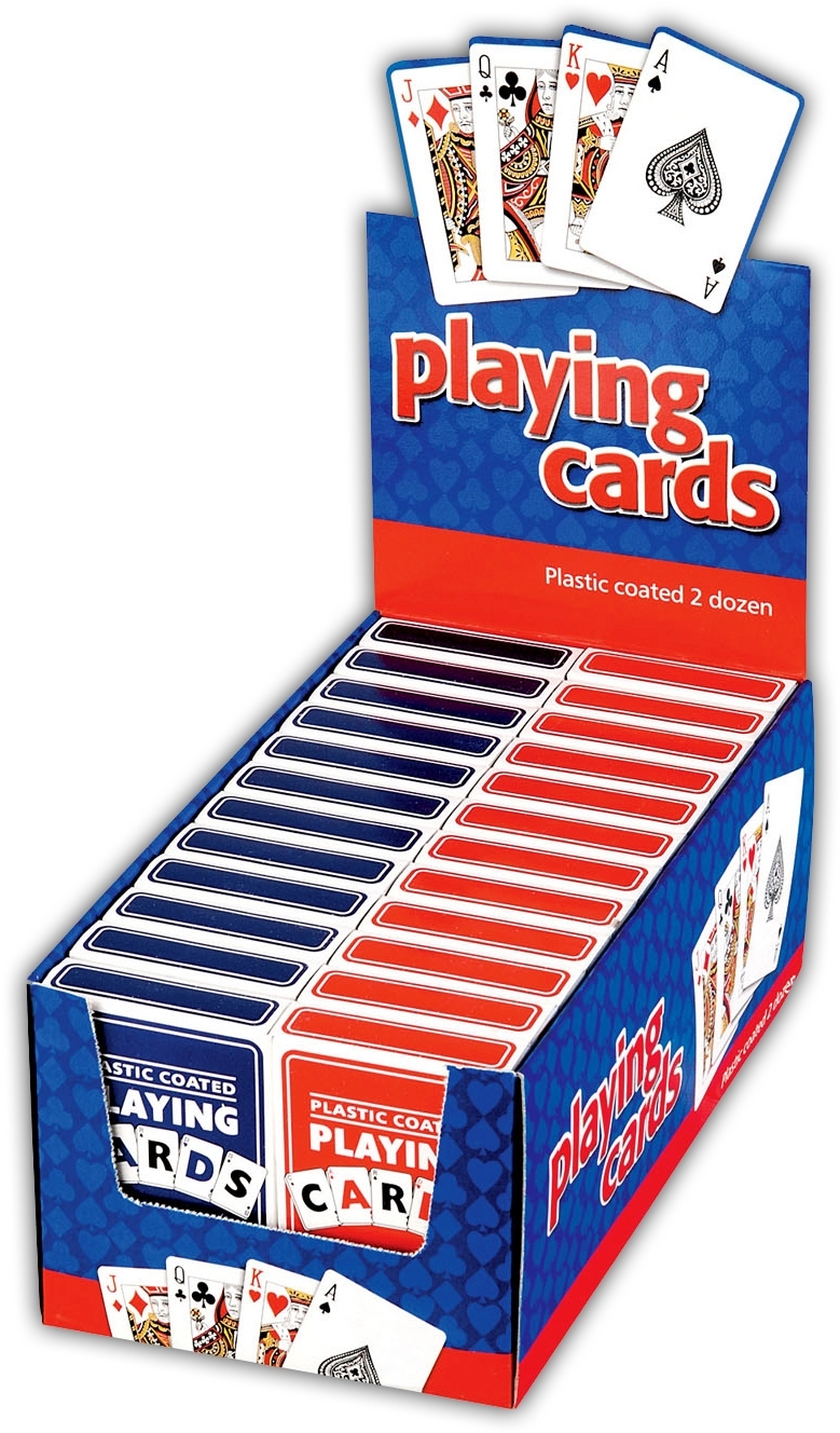 PLAYING CARDS,Plastic Coated CDU [Packs Only]