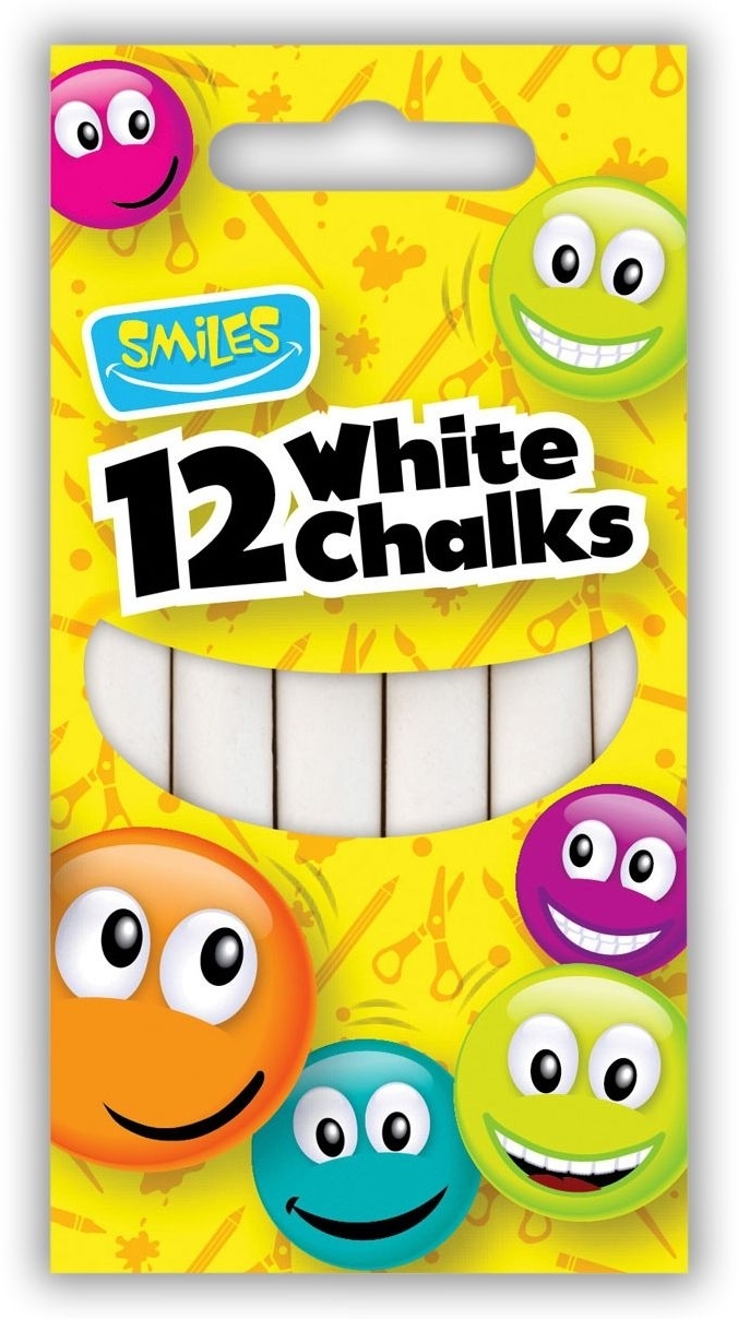 SMILES,Chalk White 12`s H/pk [Packs Only]