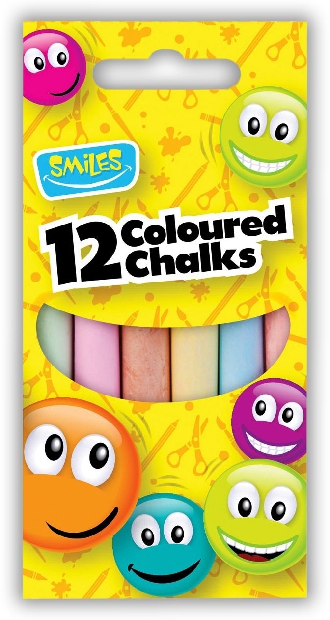 SMILES,Chalk Coloured 12`s H/pk CB637 [Packs Only]