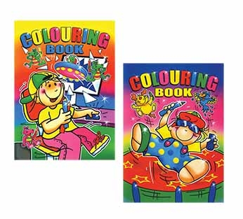 COLOURING BOOK,A4 4 Asst. [Packs Only]