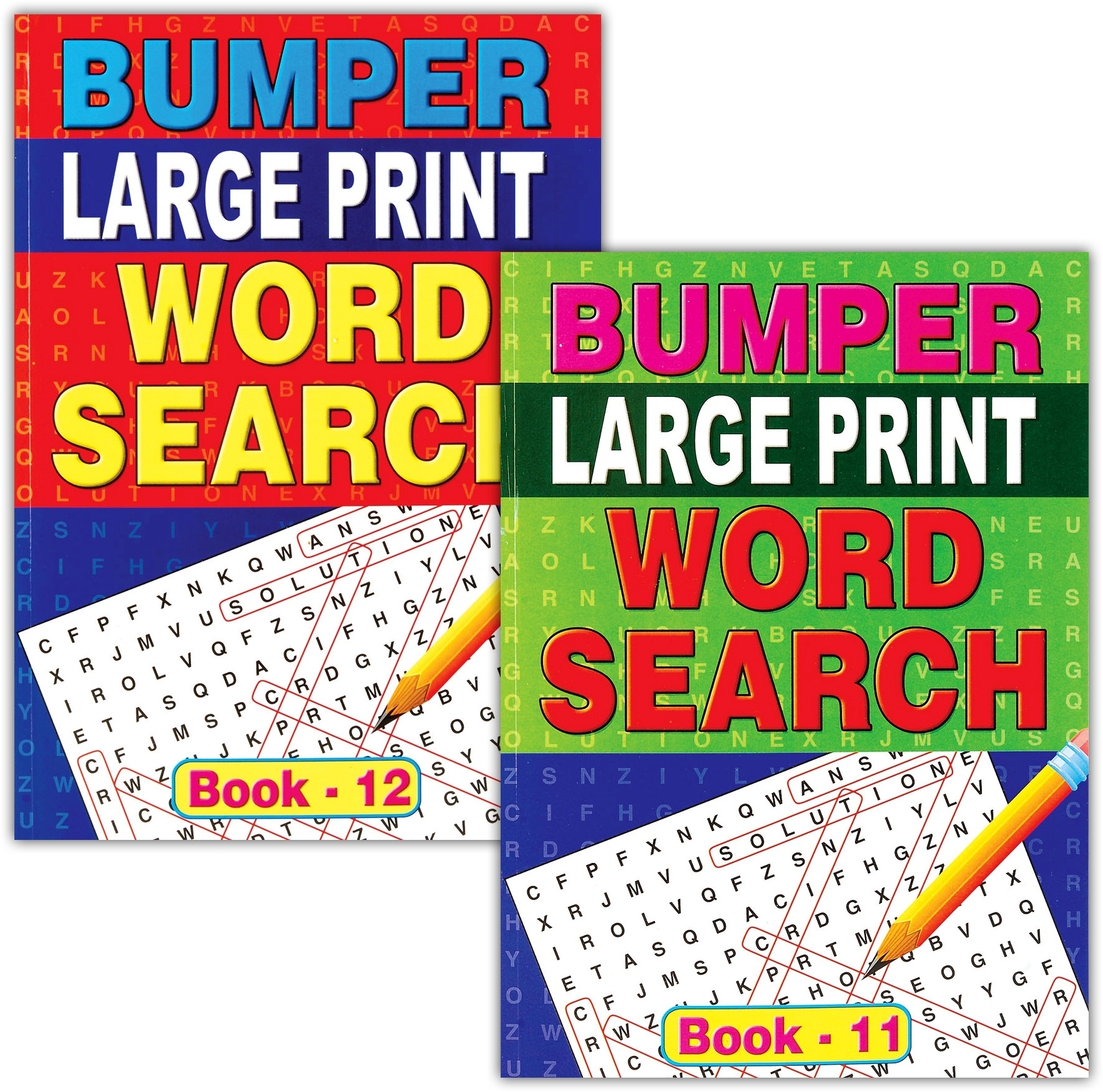 ACTIVITY BOOK,Word Search Bumper Large Print 2 Asst. [Packs Only]
