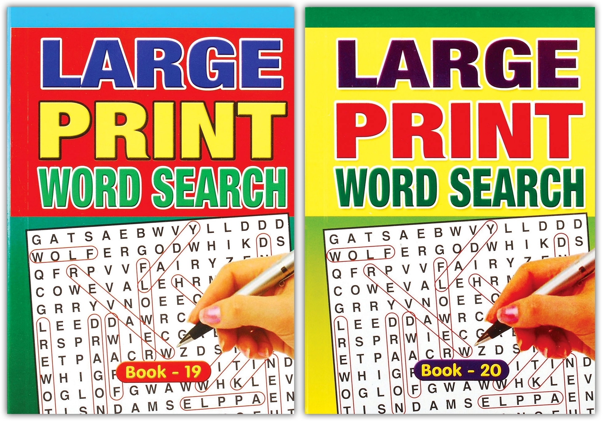 ACTIVITY BOOK,Word Search A5 Large Print [Packs Only]