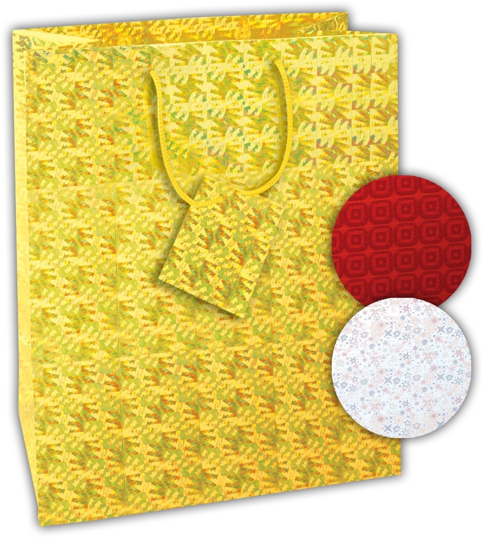 GIFT BAG,Holographic (Large) [Packs Only]