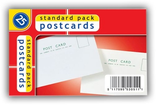 POSTCARDS,White 25`s (Club) CPC25 [Splittable]