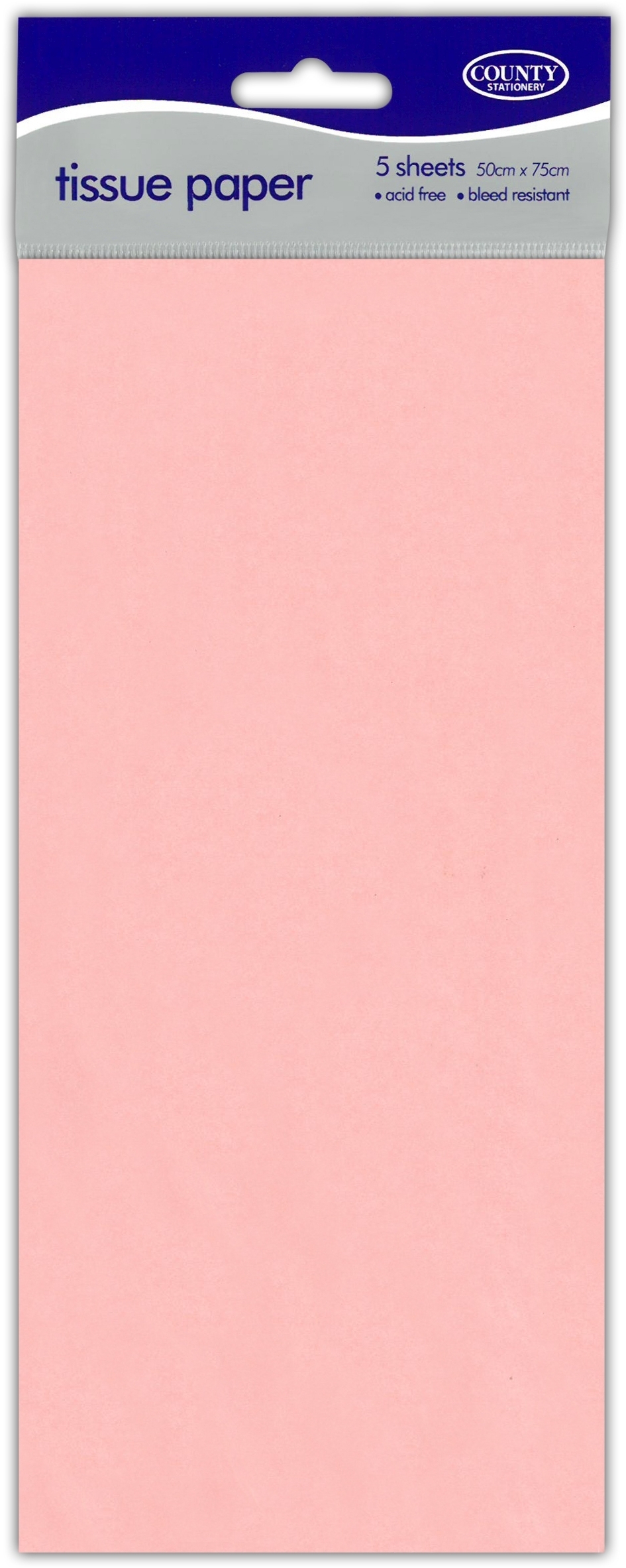 TISSUE PAPER,Pink 5`s H/pk [Packs Only]