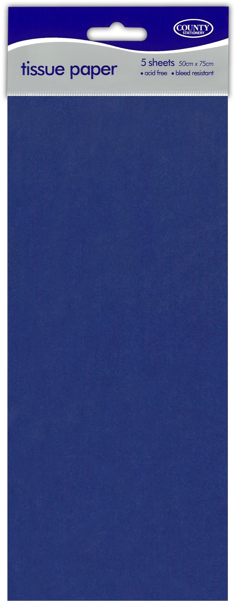 TISSUE PAPER,Dark Blue 5`s H/pk [Packs Only]