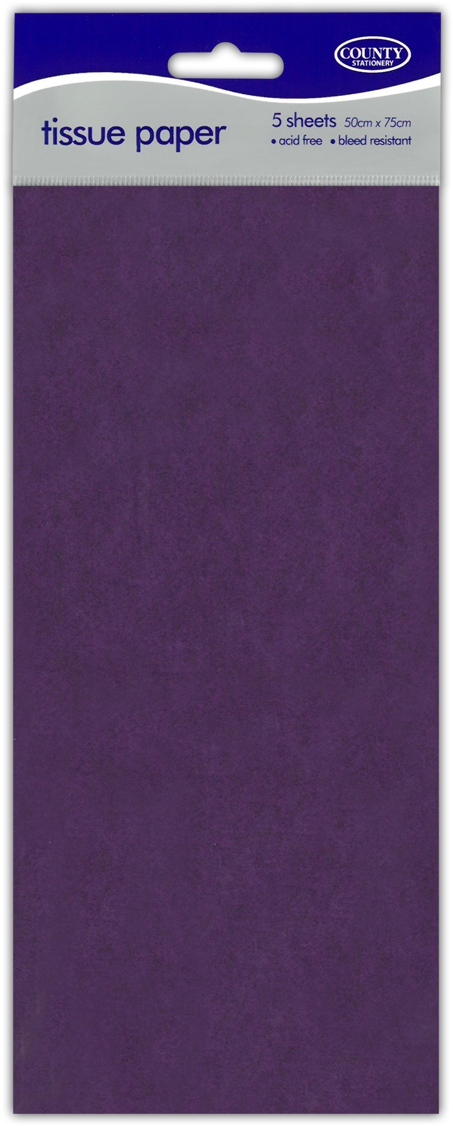 TISSUE PAPER,Purple 5`s H/pk [Packs Only]