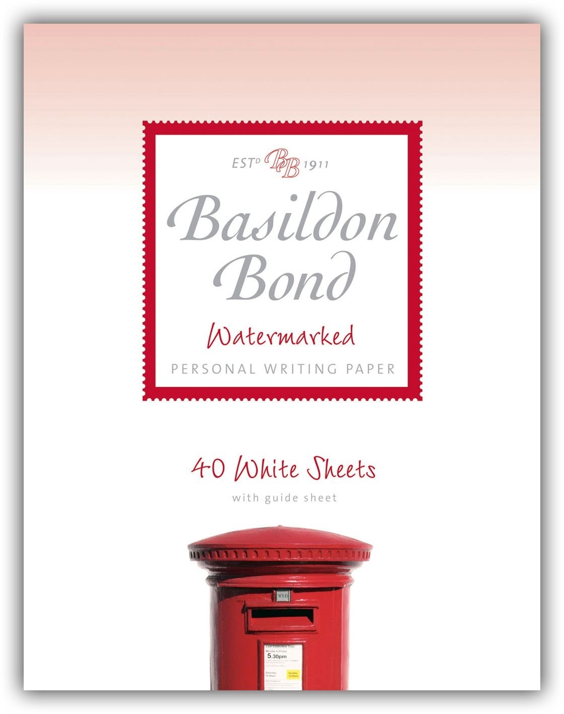BASILDON BOND,Pads No.3 White 40`s (Medium) [Packs Only]