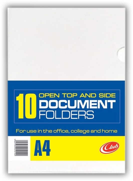 WALLET,Clear, Open Top/Side 10`s CB401 [Splittable]