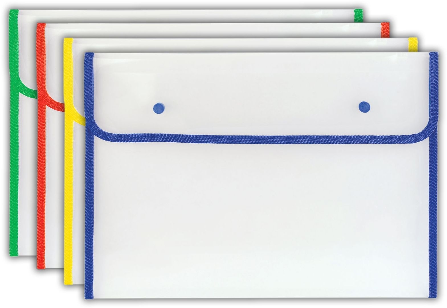 WALLET, Bright Edge A4+ 382x275mm Poppers,Poly. CB569 [Splittable]