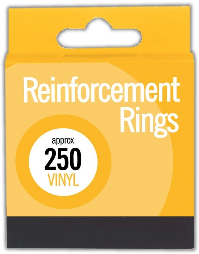 RING REINFORCEMENTS,Vinyl 250`s Roll H/pk [Packs Only]
