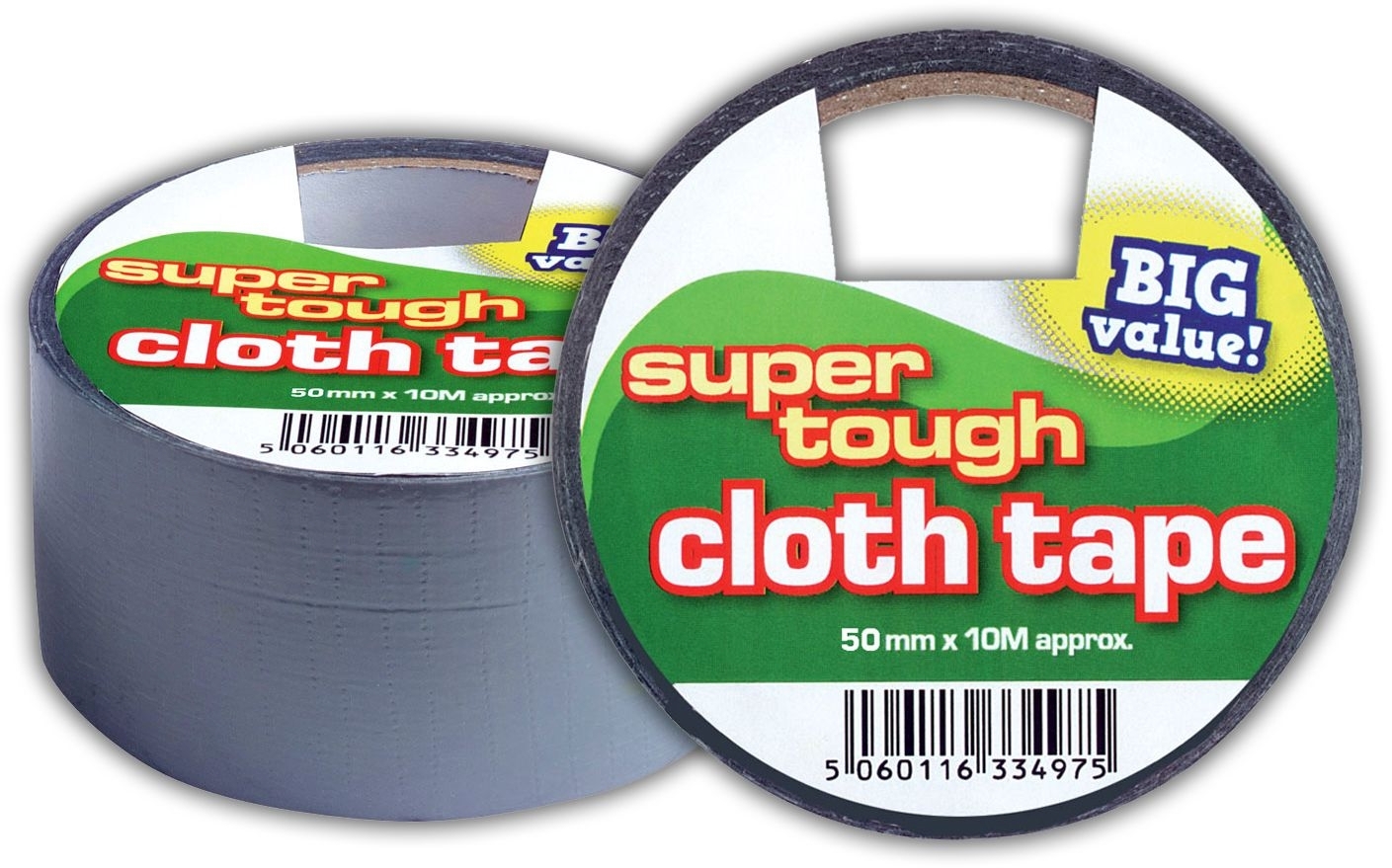 CLOTH TAPE,Super Tough 50 x10 50mm x 10m CB309 [Splittable]