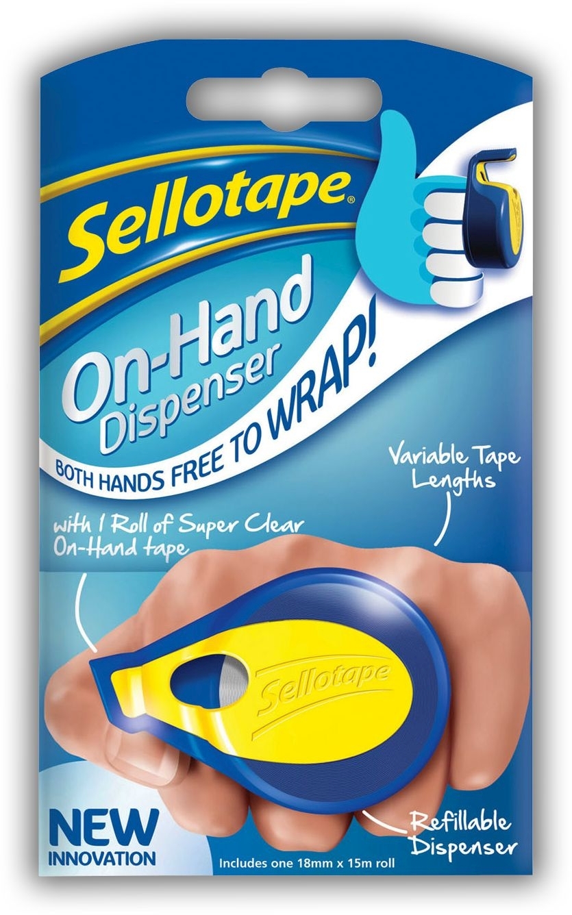 SELLOTAPE,On-Hand Dispenser 18x15 I/cd [Packs Only]