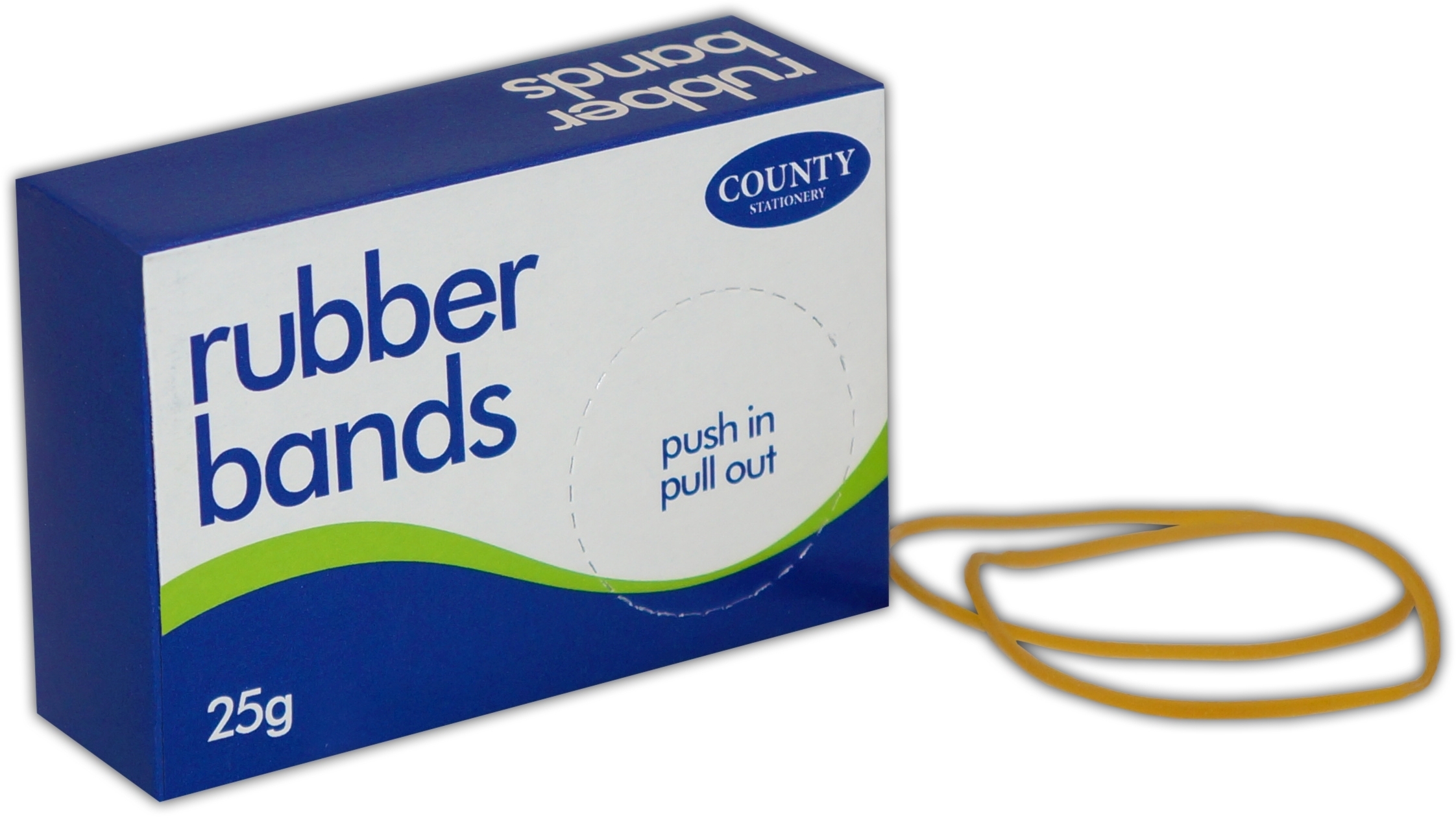 RUBBER BANDS,No.18 25gm 1x76mm Bxd [Packs Only]
