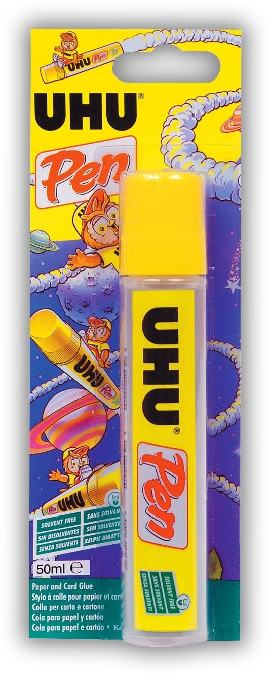 UHU,Glue Pen Solvent Free 50ml I/cd [Splittable]