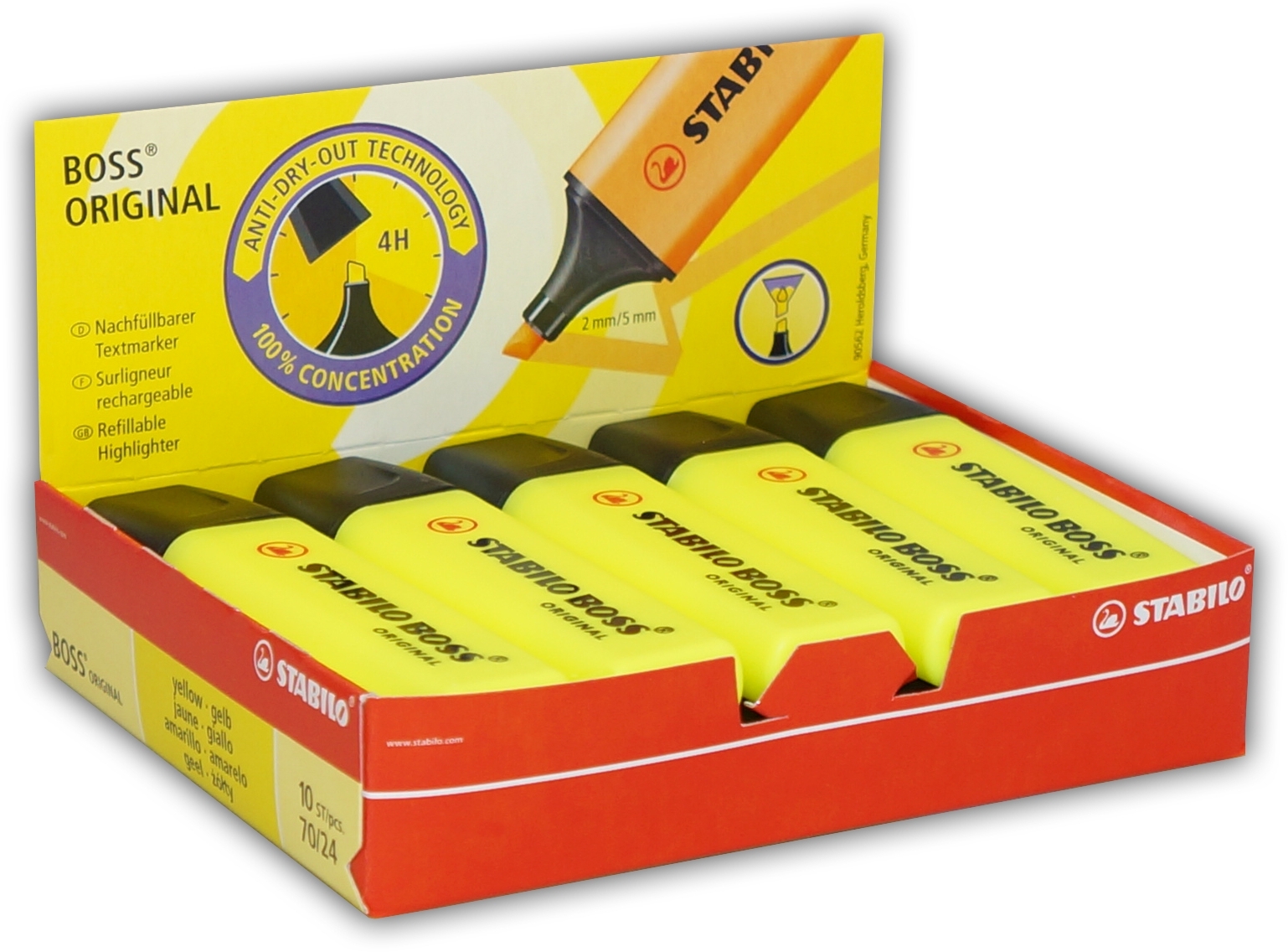 HIGHLIGHTER,Boss Yellow (Stabilo) [Splittable]