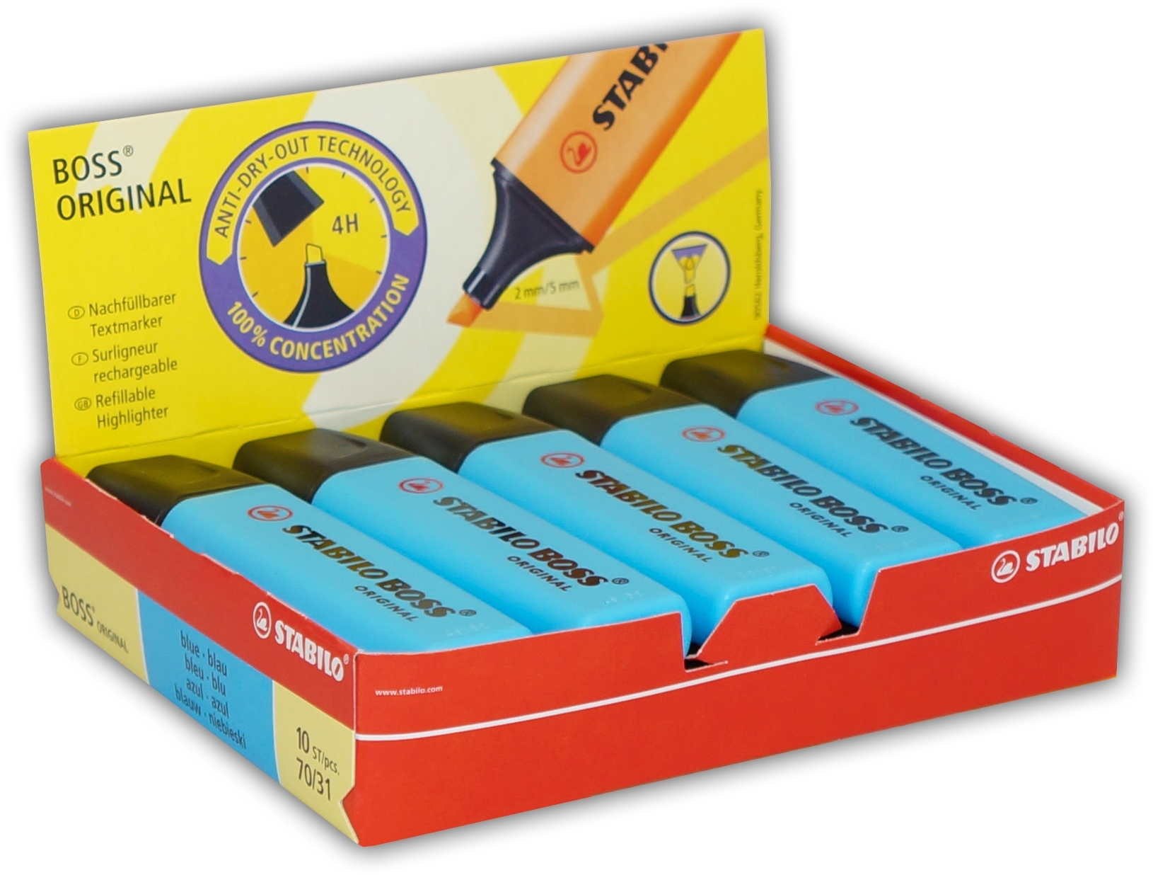 HIGHLIGHTER,Boss Blue (Stabilo) [Splittable]