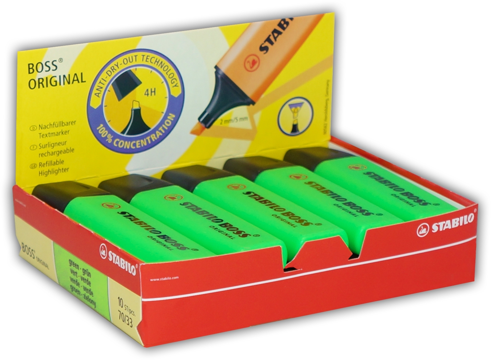 HIGHLIGHTER,Boss Green (Stabilo) [Splittable]