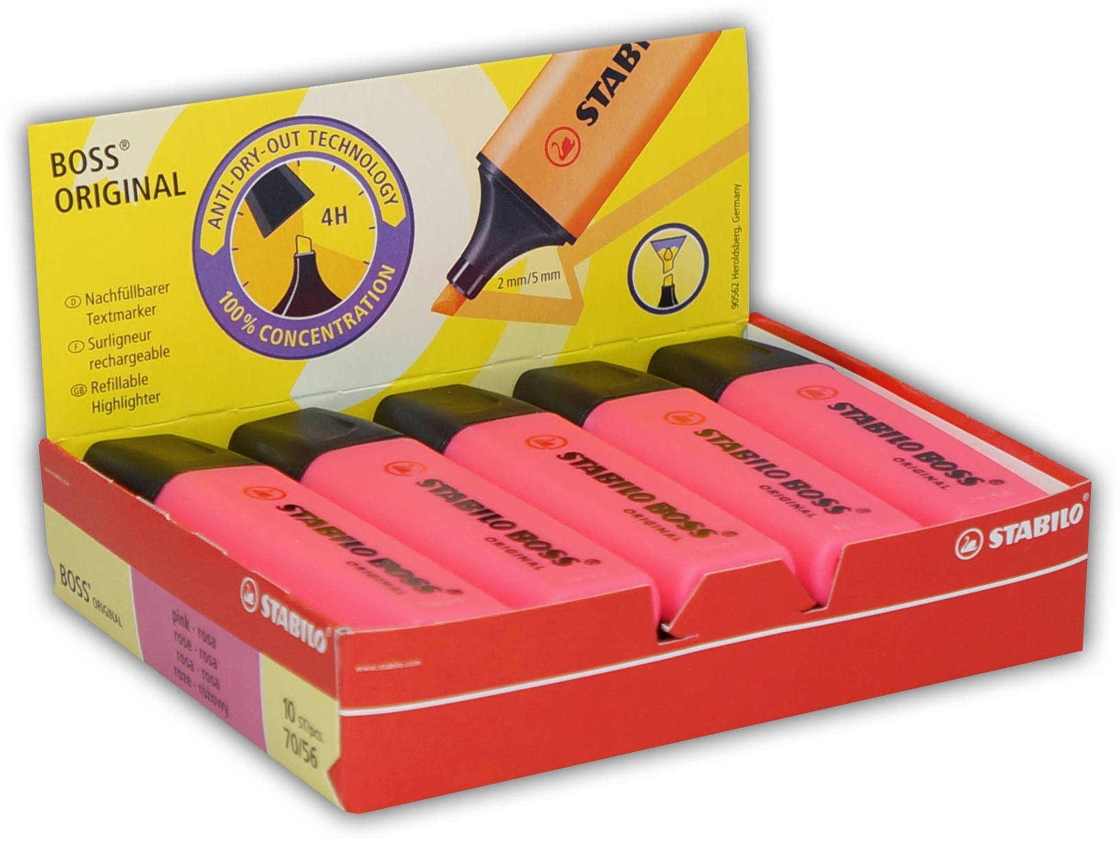 HIGHLIGHTER,Boss Pink (Stabilo) [Splittable]