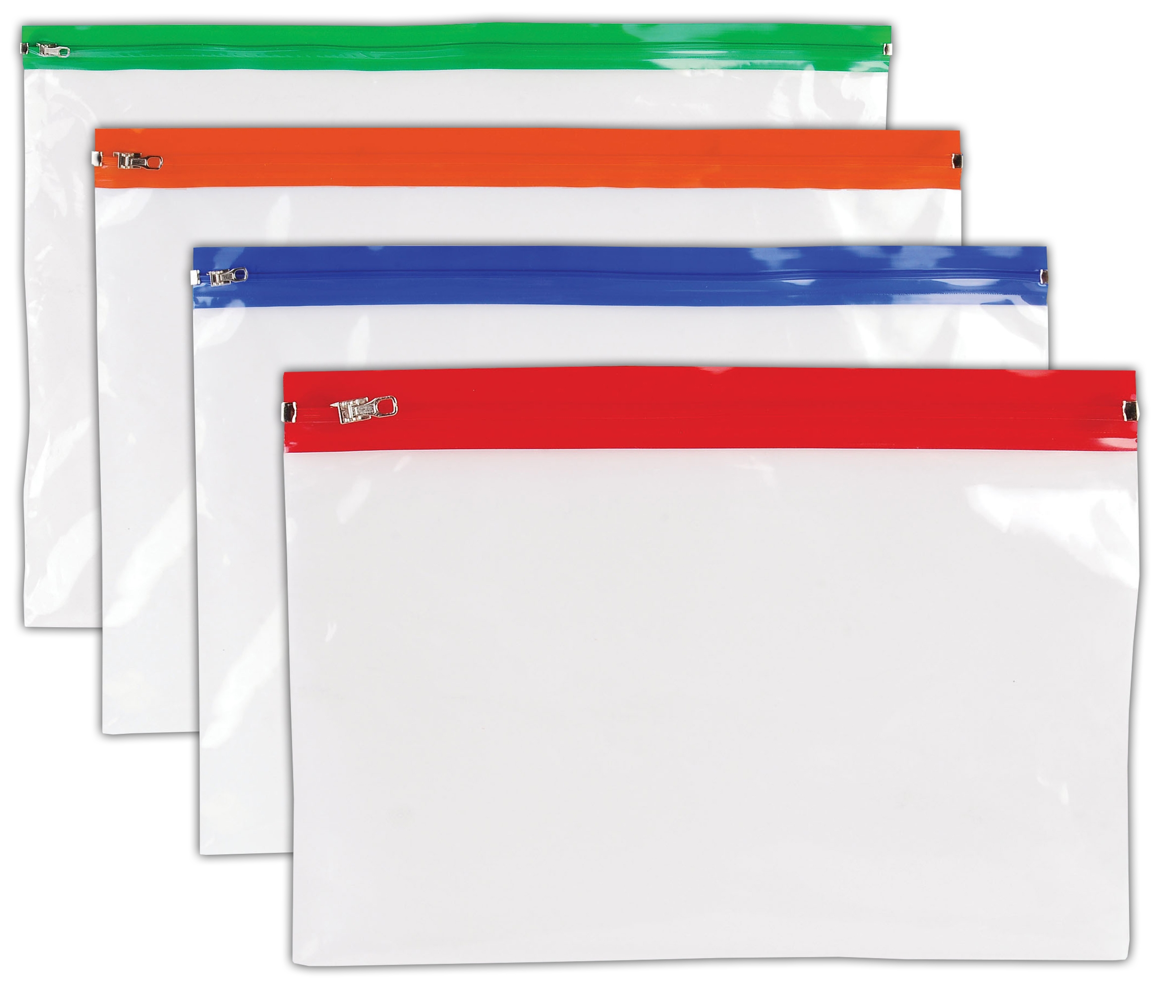 WALLET,Clear + Zip,A5 255 x 180mm [Packs Only]
