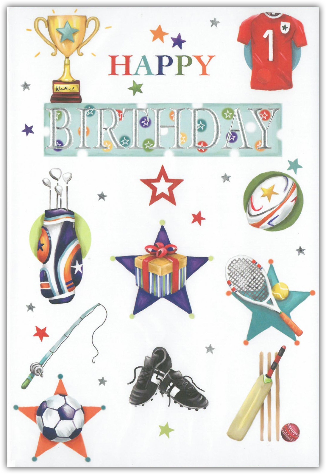 BIRTHDAY CARDS,6`s Sports