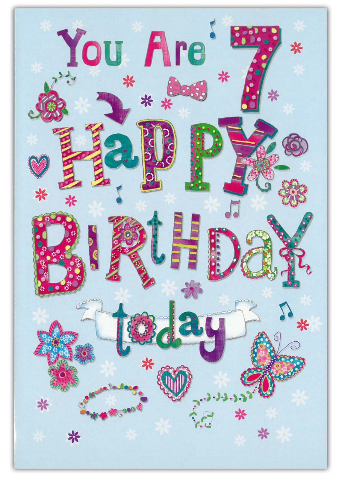 AGE 7 CARDS,Female 6`s Childrens Arty