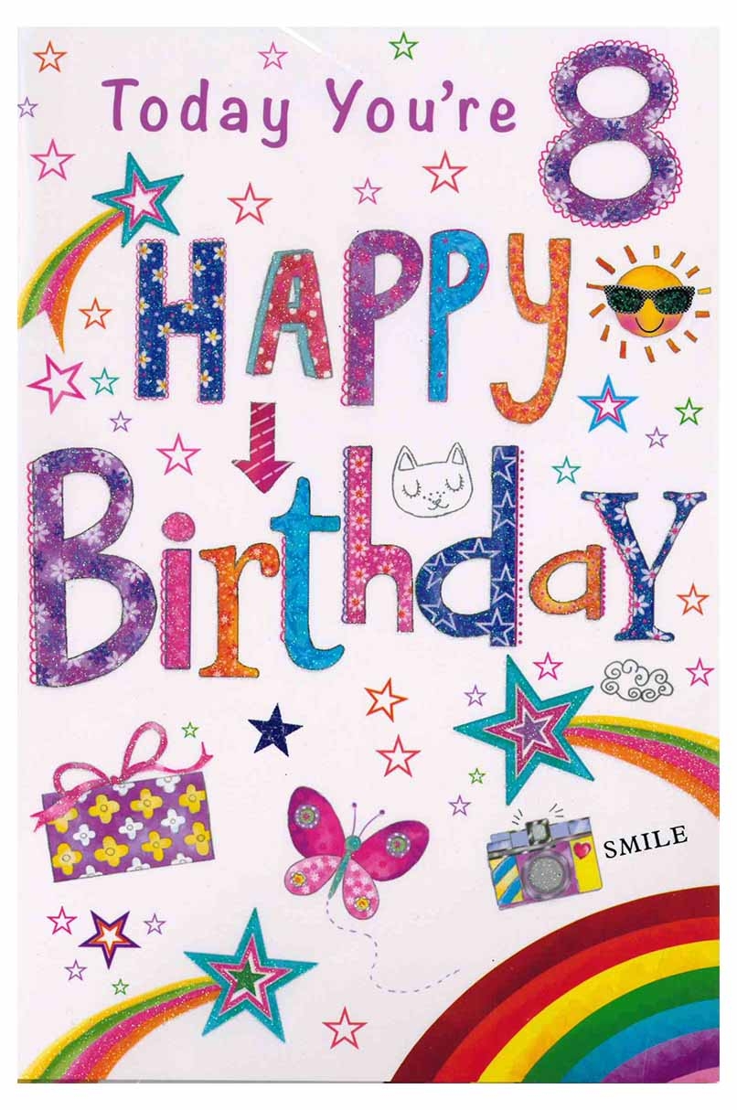 AGE 8 CARDS,Female 6`s Modern