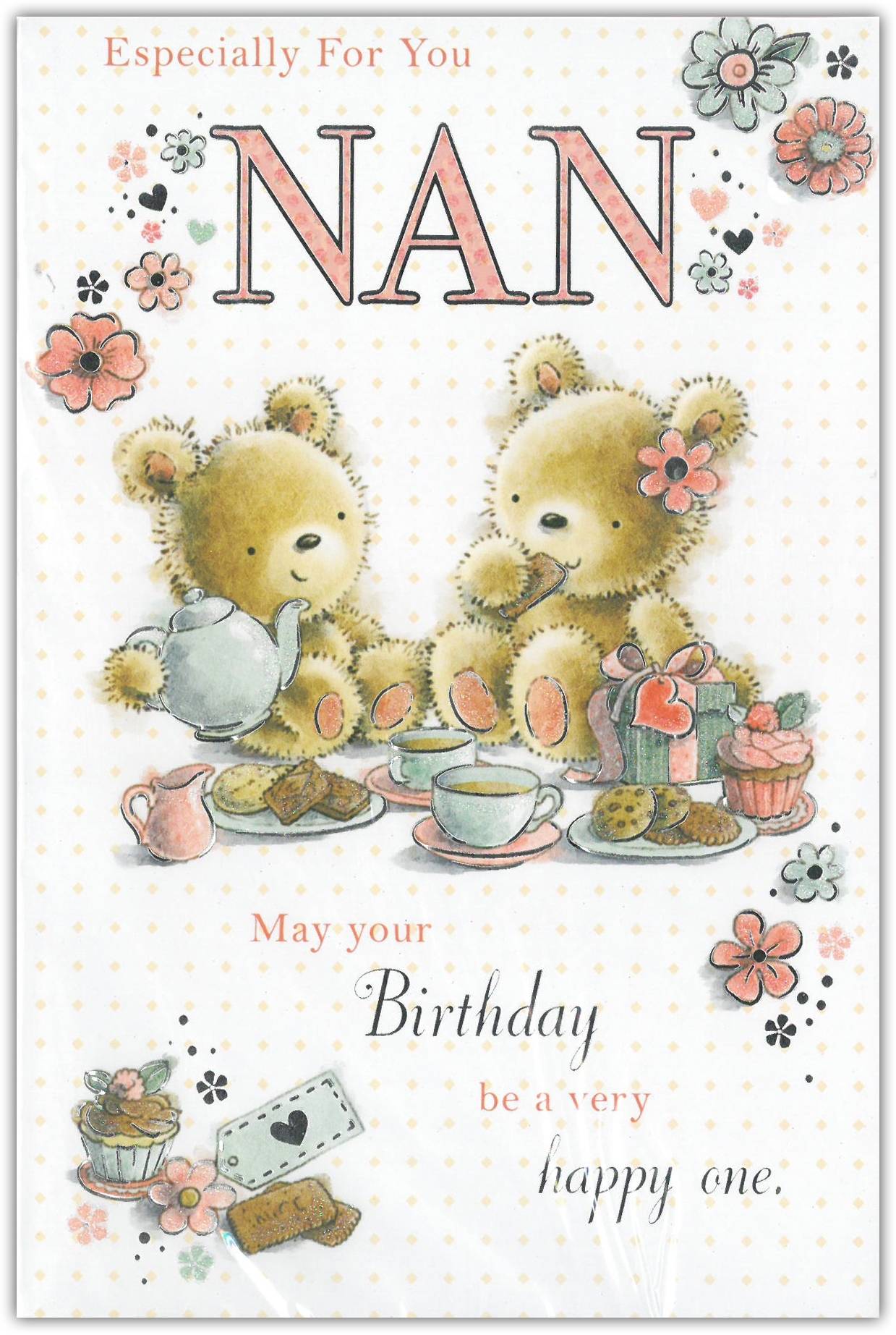BIRTHDAY CARDS,Nan 6`s Teddy Bear Picnic (Was 1.20)