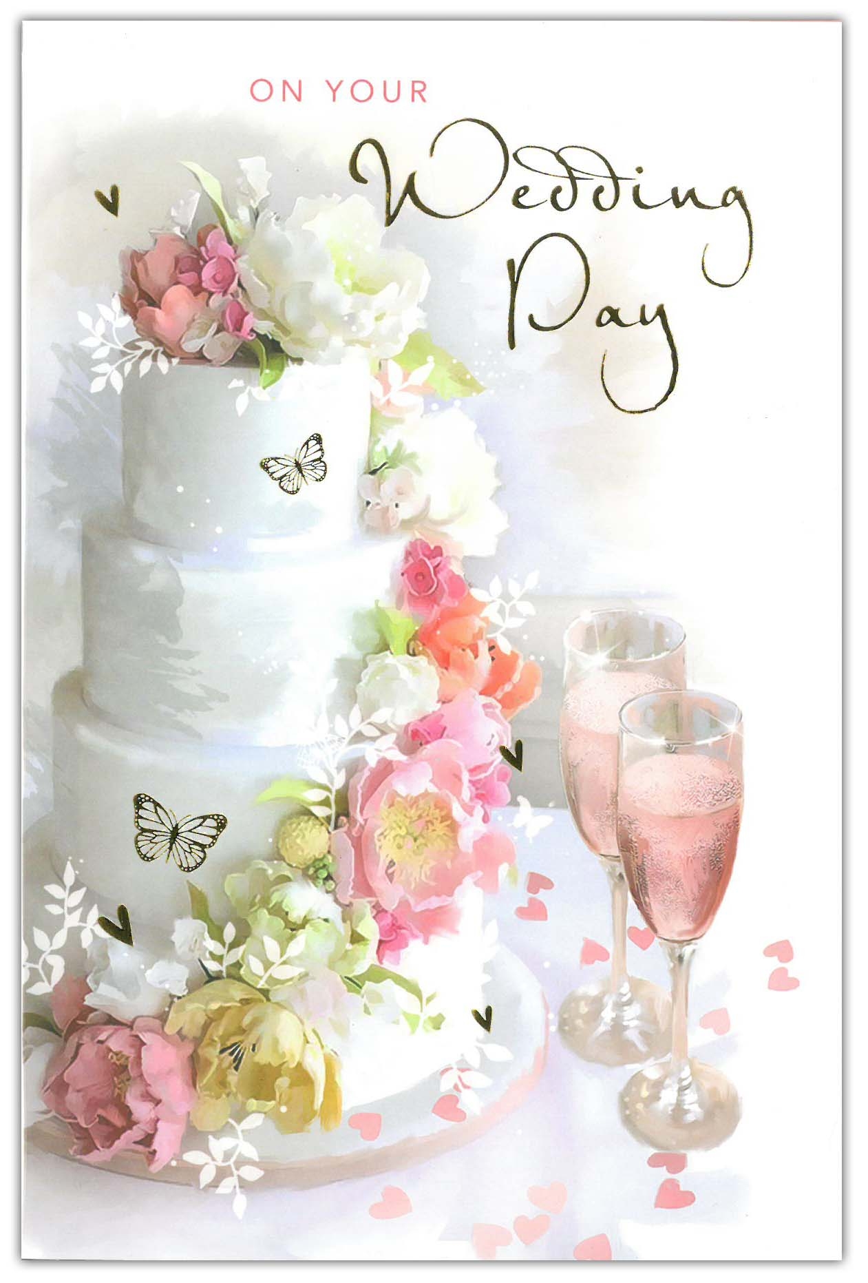 WEDDING DAY CARDS,6`s Wedding Cake