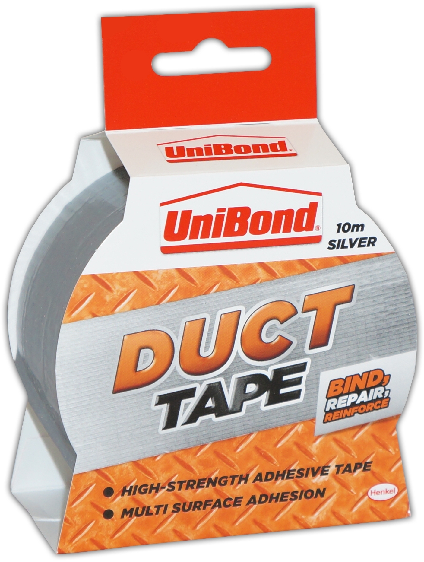 DUCT TAPE,All Purpose Silver 50mm x10m (Unibond) [Splittable]