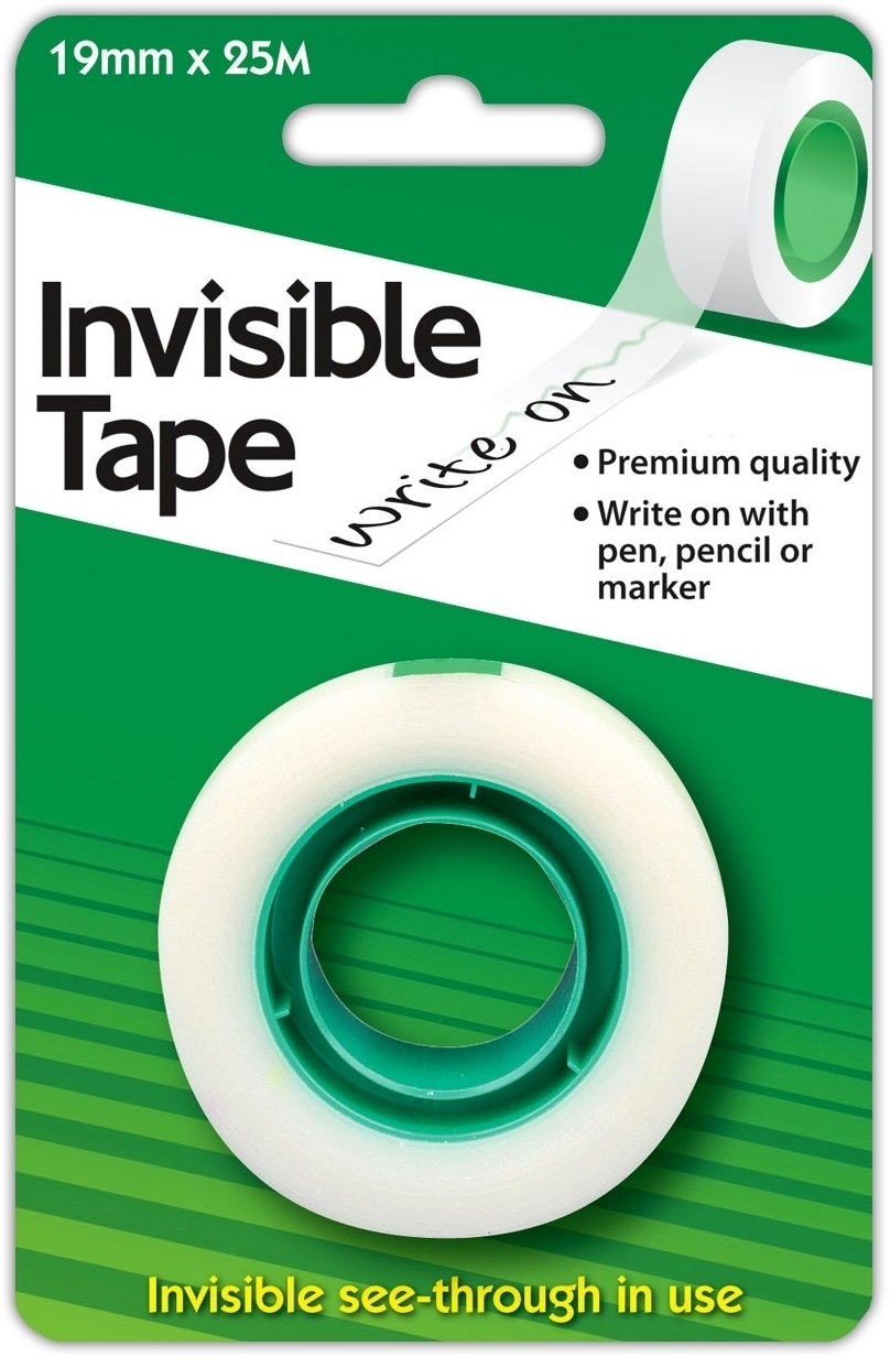 INVISIBLE TAPE,19x25m Refill Matt Finish,Write On,I/cd C903 [Splittable]
