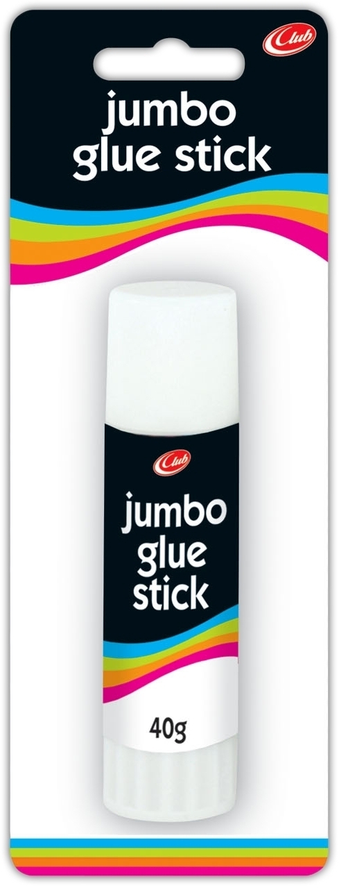 GLUE STICK,Jumbo 40g I/cd CB507 [Packs Only]