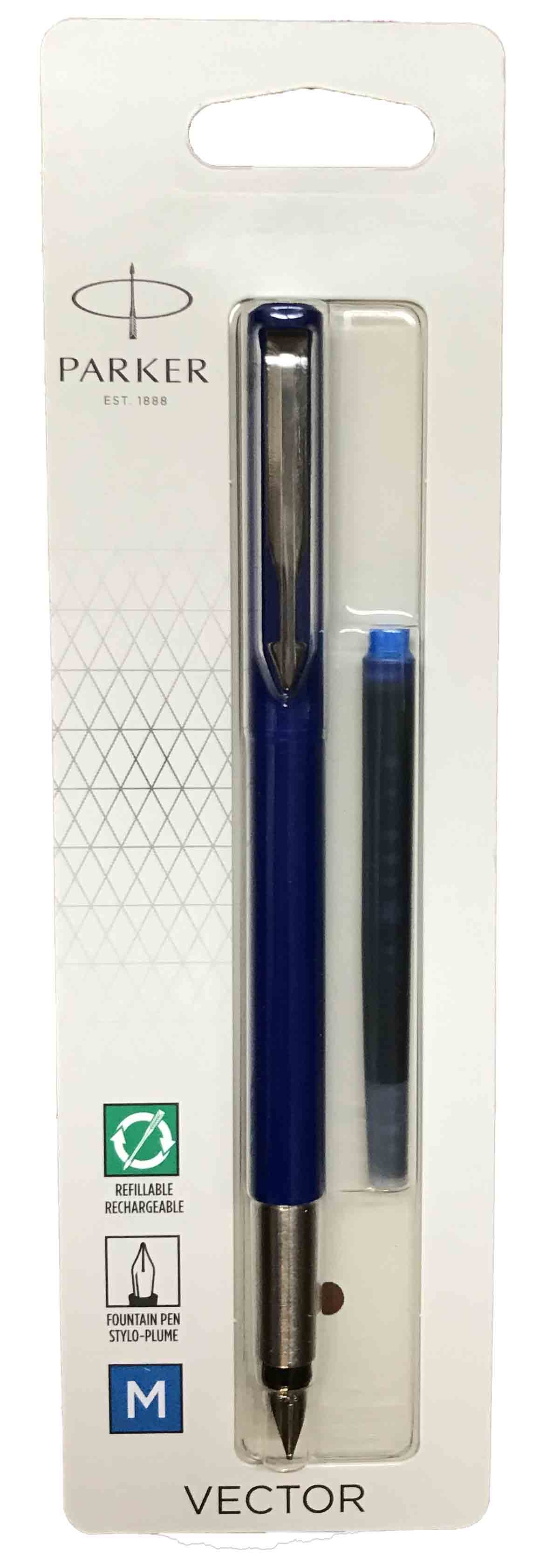 FOUNTAIN PEN,Vector Blue (Parker)
