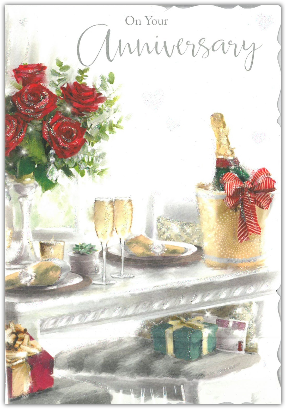 ANNIVERSARY CARDS,Your 6`s Champagne Breakfast