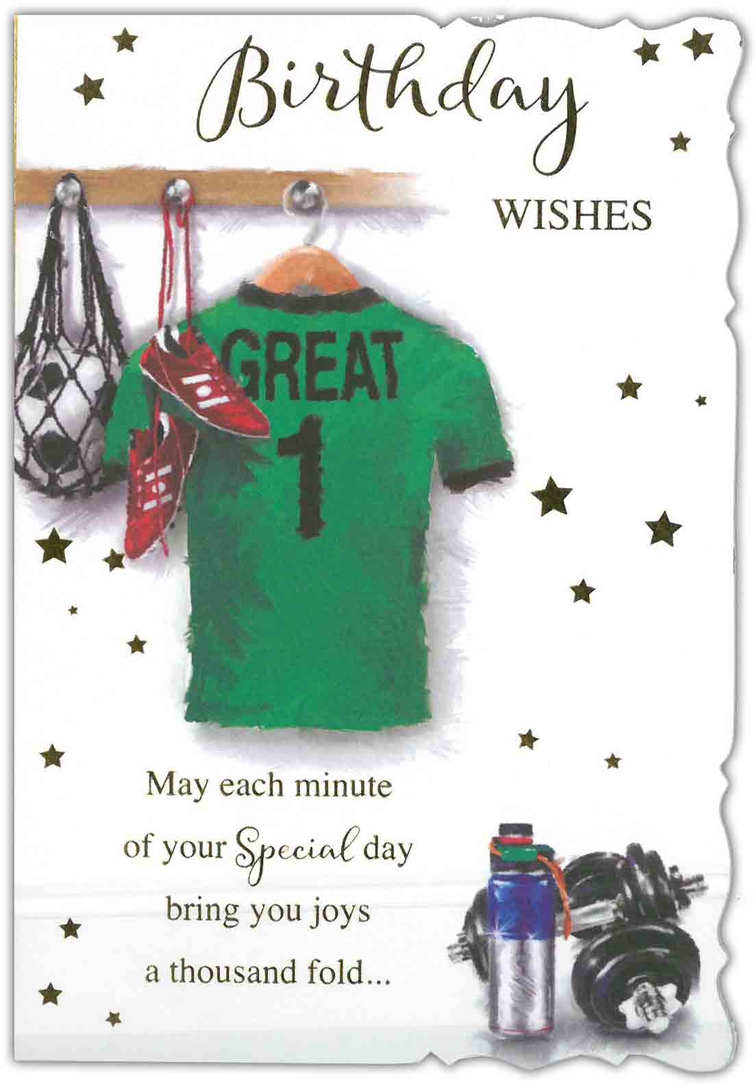 BIRTHDAY CARDS,6`s Male Sport (Was 1.15)