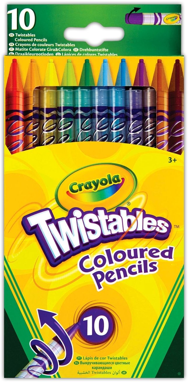 COLOURING PENCIL,Twistable 10`s (Crayola) [Splittable]