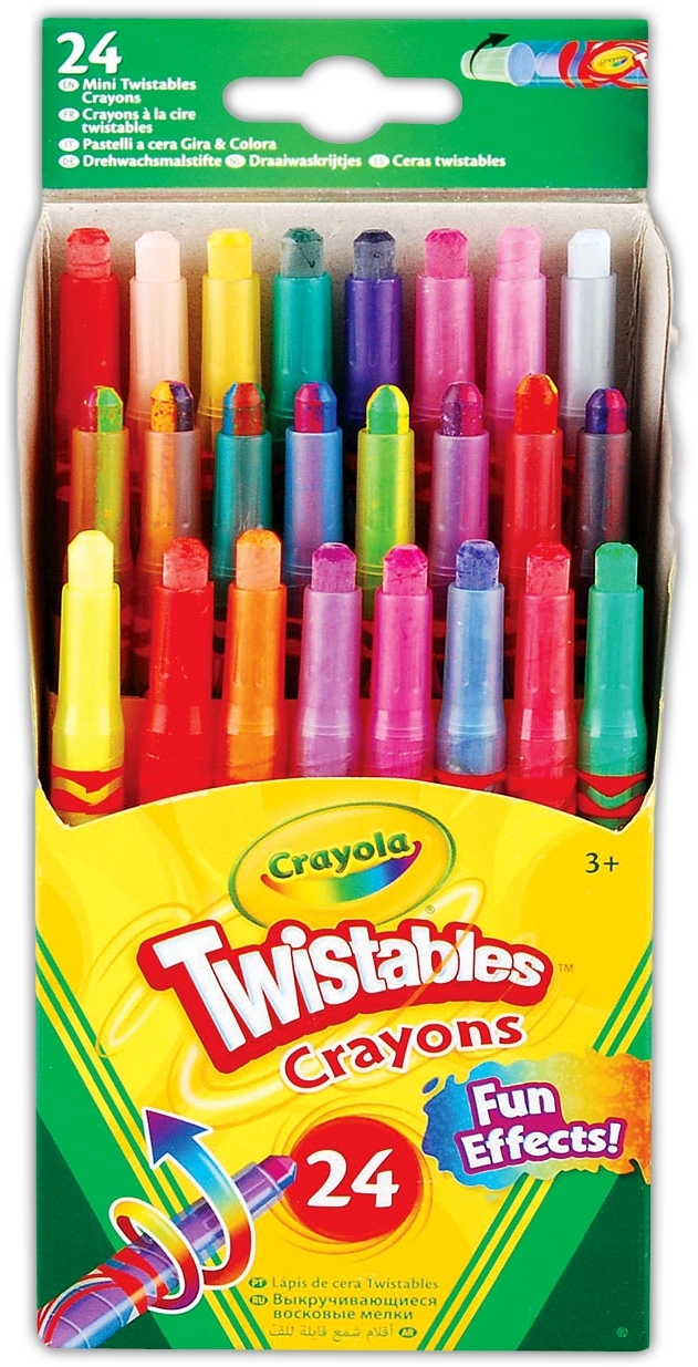 CRAYONS,Twistable Fun Effects 24`s H/pk (Crayola) [Splittable]