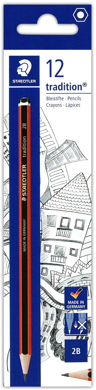 PENCIL,Tradition 2B (Staedtler) [Packs Only]