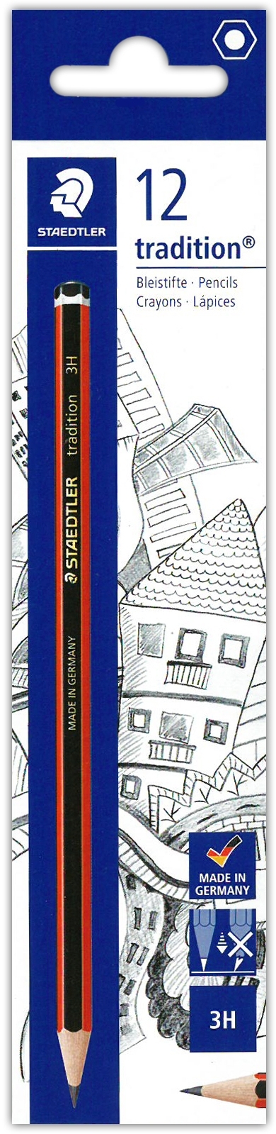 PENCIL,Tradition 3H (Staedtler) [Packs Only]