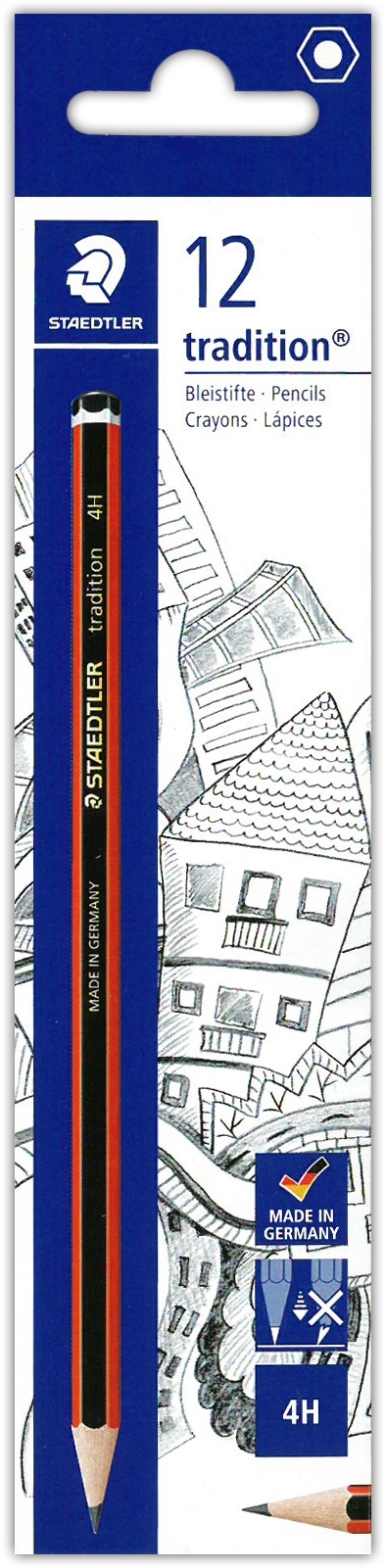 PENCIL,Tradition 4H (Staedtler) [Packs Only]